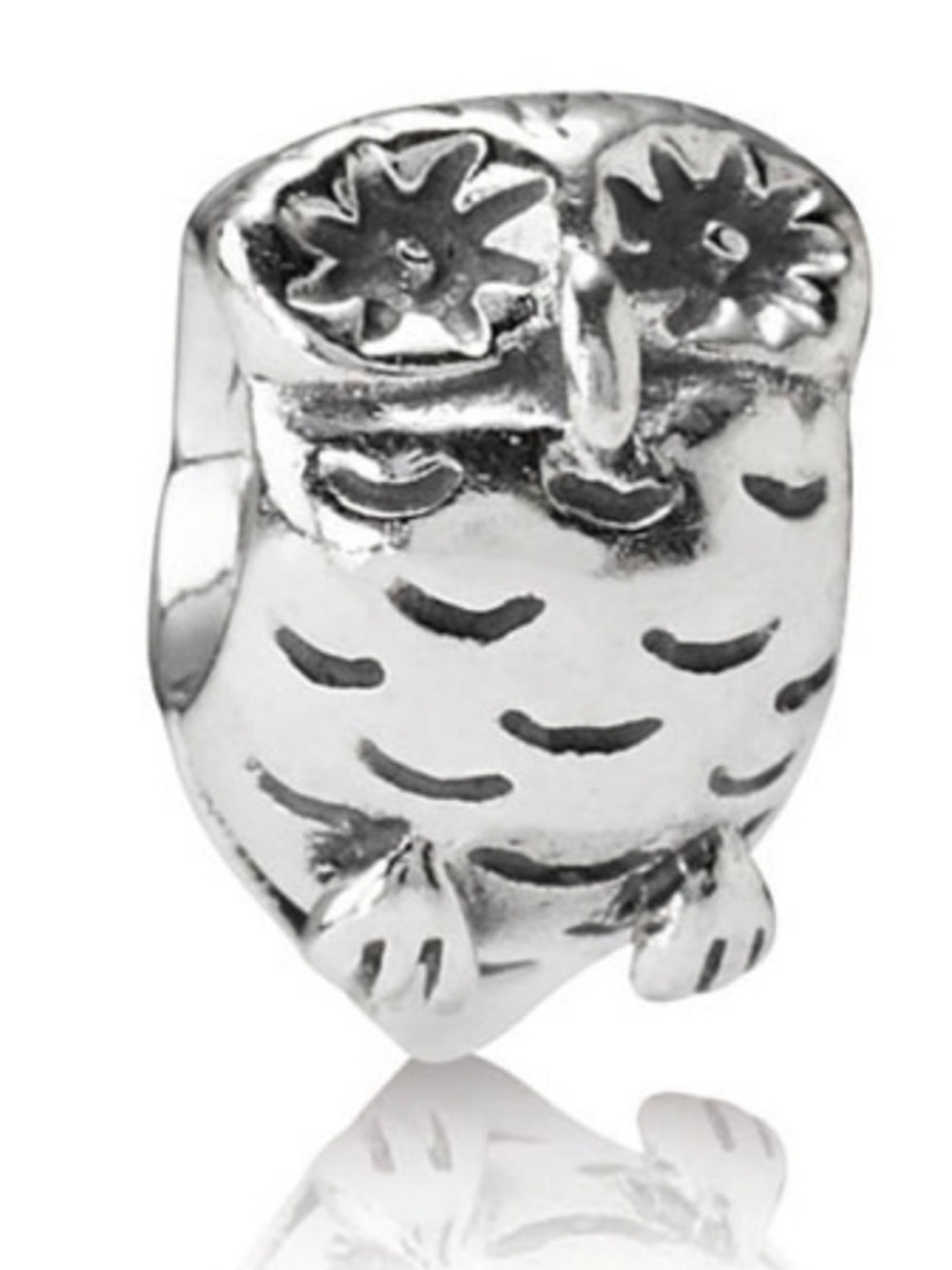 Authentic Pandora Owl Charm/Bead Silver 925 ALE
